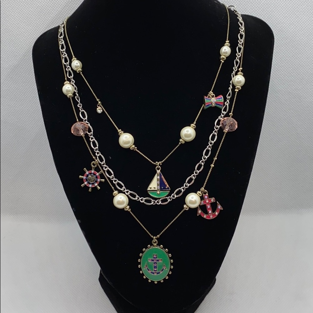 Nautical Betsey Johnson Layer Necklace